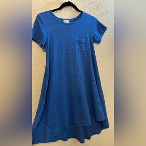 LulaRoe Blue Carly Dress